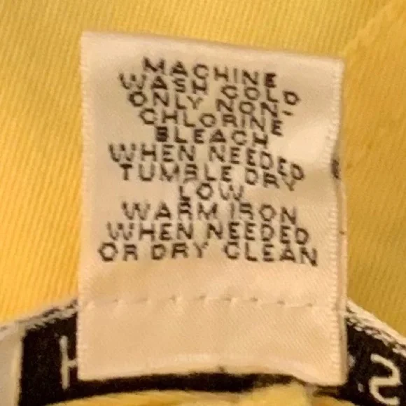 Harold’s yellow denim jean halter top. - Picture 6 of 6